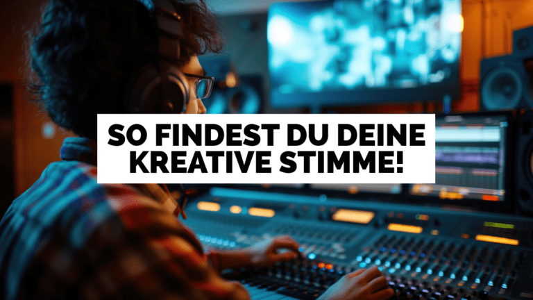Kreative Stimme finden: Ein Vergleich zwischen alter Videotechnik und moderner Content Creation als Symbol für Stilfindung.