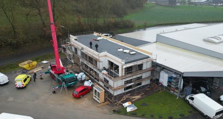 Nachhaltiges Bürogebäude mit ISOWOOD