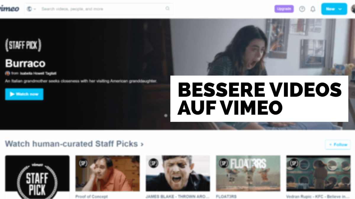 Vimeo: Besser als YouTube für dein Video-Portfolio?