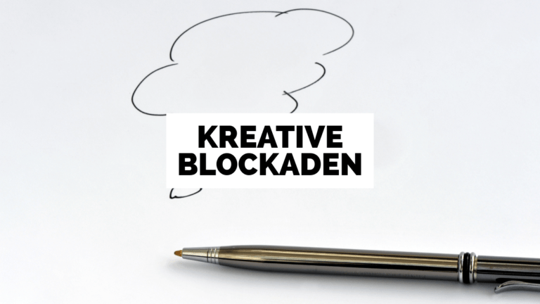 Illustration zum Thema kreative Blockade lösen: Fokus und Inspiration durch stoisches Mindset.