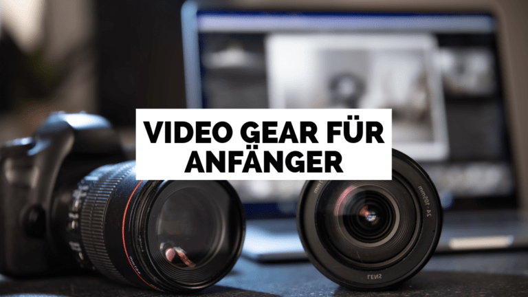 Übersicht: Das beste Video Equipment für Anfänger – Kameras, Mikrofone und Licht-Setup.