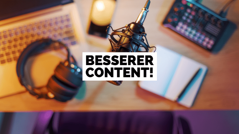 Tipps und Strategien, um ein besserer Content Creator zu werden – Fokus auf Konsistenz.